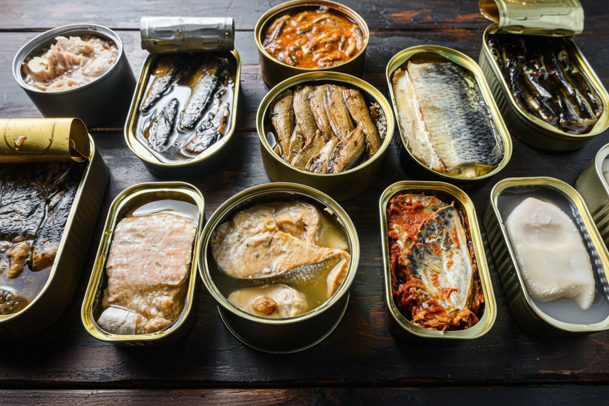 Canned fish and seafood