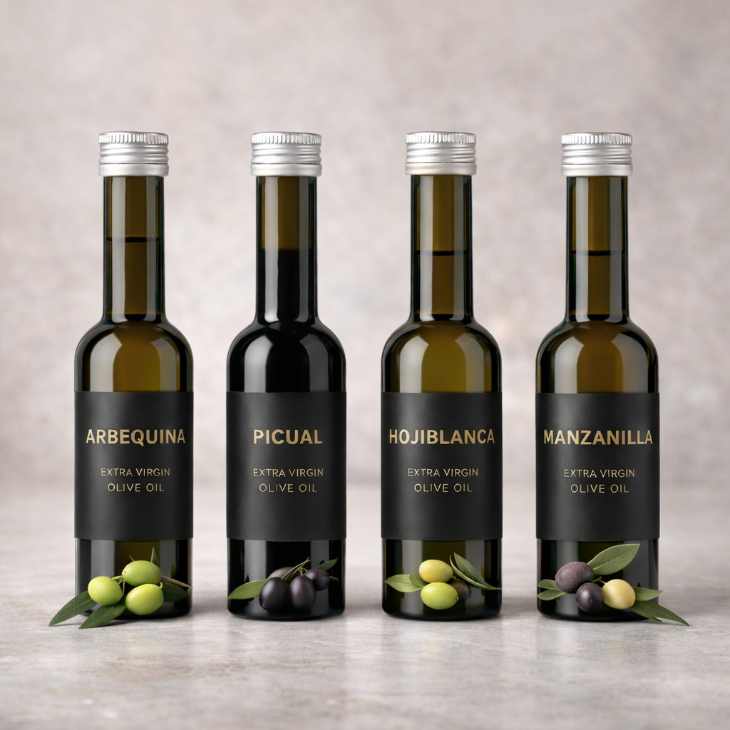 Premium Extra Virgin Olive Oil Tasting Set by La Chinata – 4 Varieties (4 x 250ml)