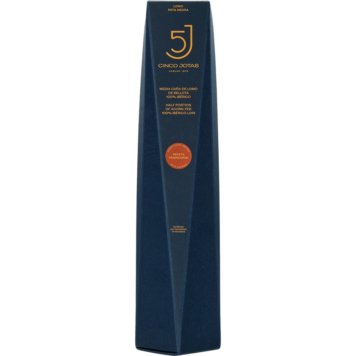 100% Iberian natural acorn-fed pork loin  CINCO JOTAS