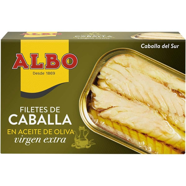 Mackerel fillets in extra virgin olive oil ALBO
