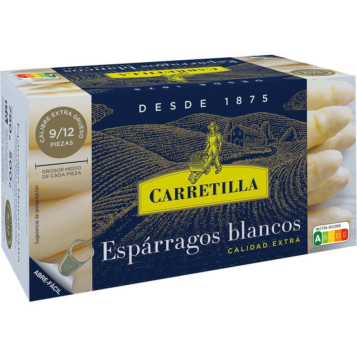 Extra thick white asparagus CARRETILLA