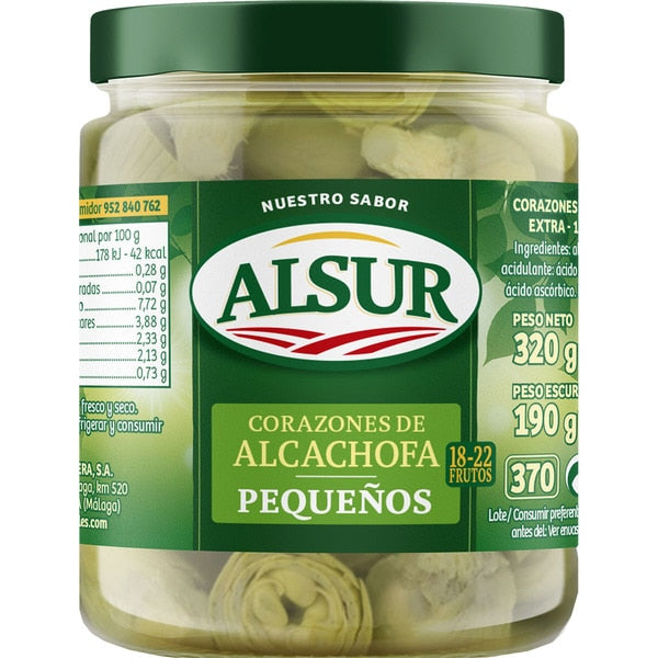 Small artichoke hearts 18-22 pieces ALSUR