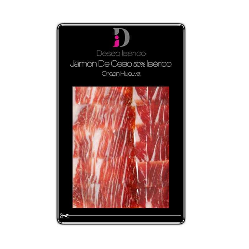 Iberian Cebo ham, 50% Iberian breed, origin Huelva, DESEO IBERICO