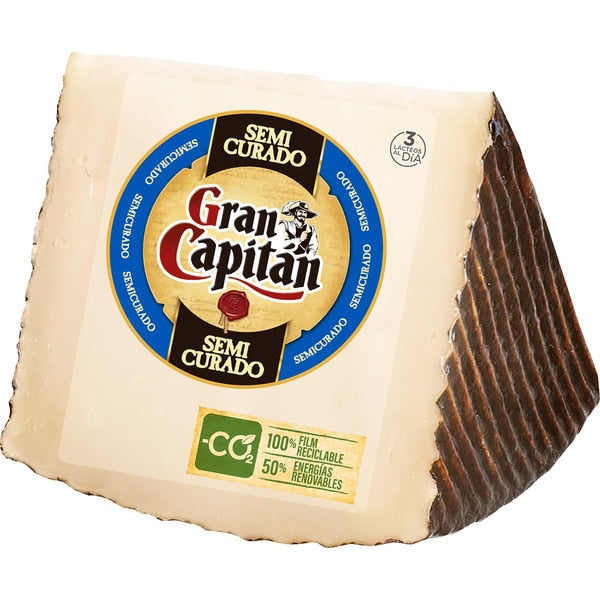 Semi-Cured Cheese (mixture) made from pasteurized milk GRAN CAPITAN