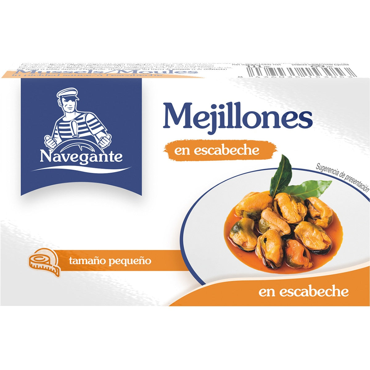 Pickled mussels from the Galician estuaries NAVEGANTE