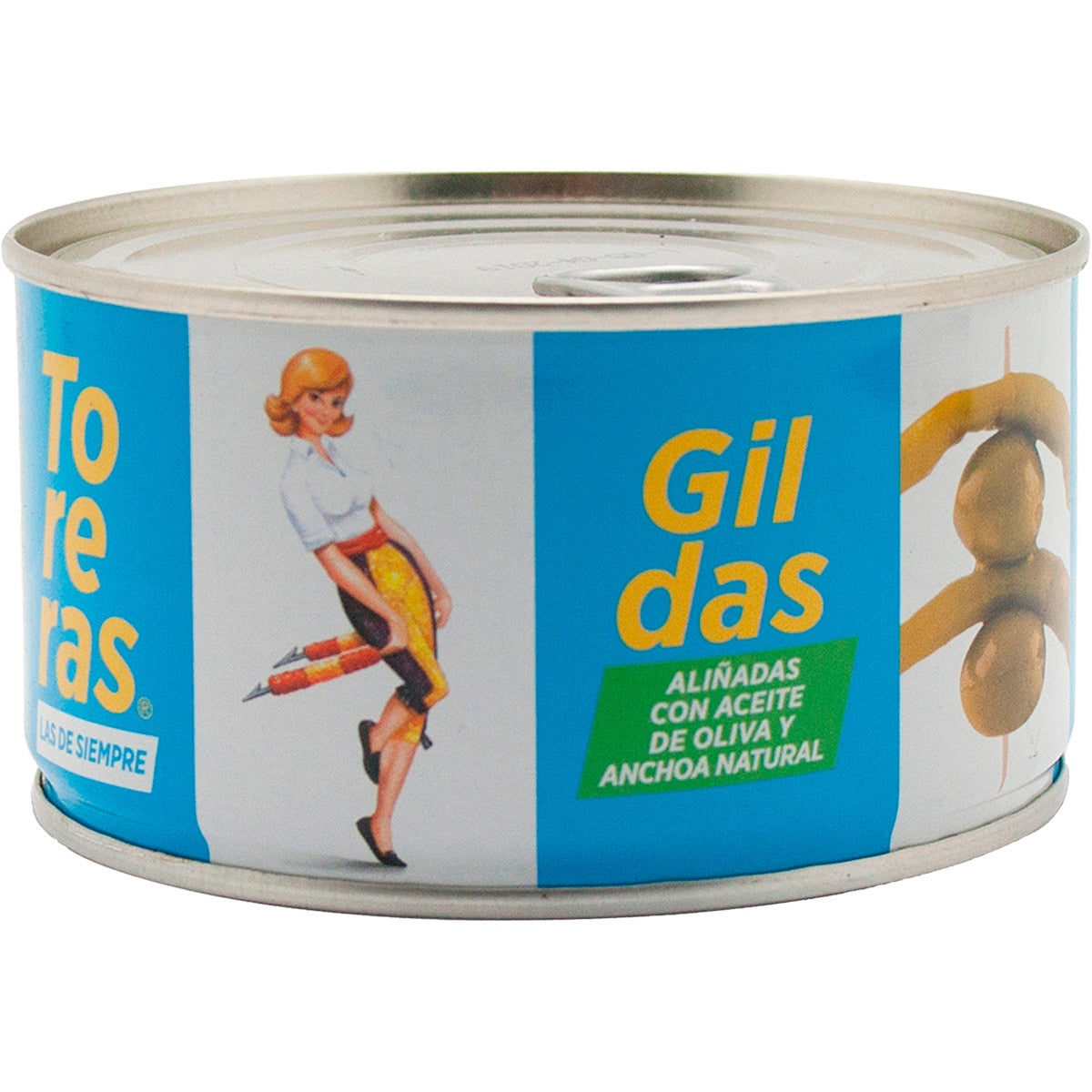 Gilda toreras seasoned with olive oil and natural anchovy KIMBO