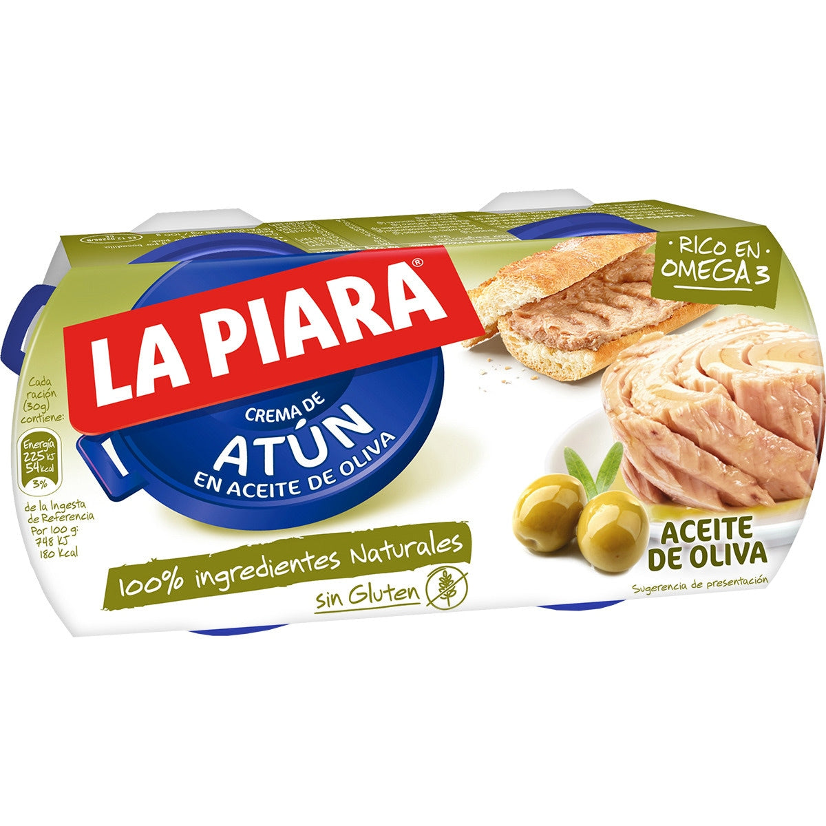 Gluten-free tuna pâté in olive oil LA PIARA