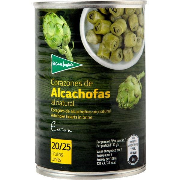 Artichoke hearts EL CORTE INGLES