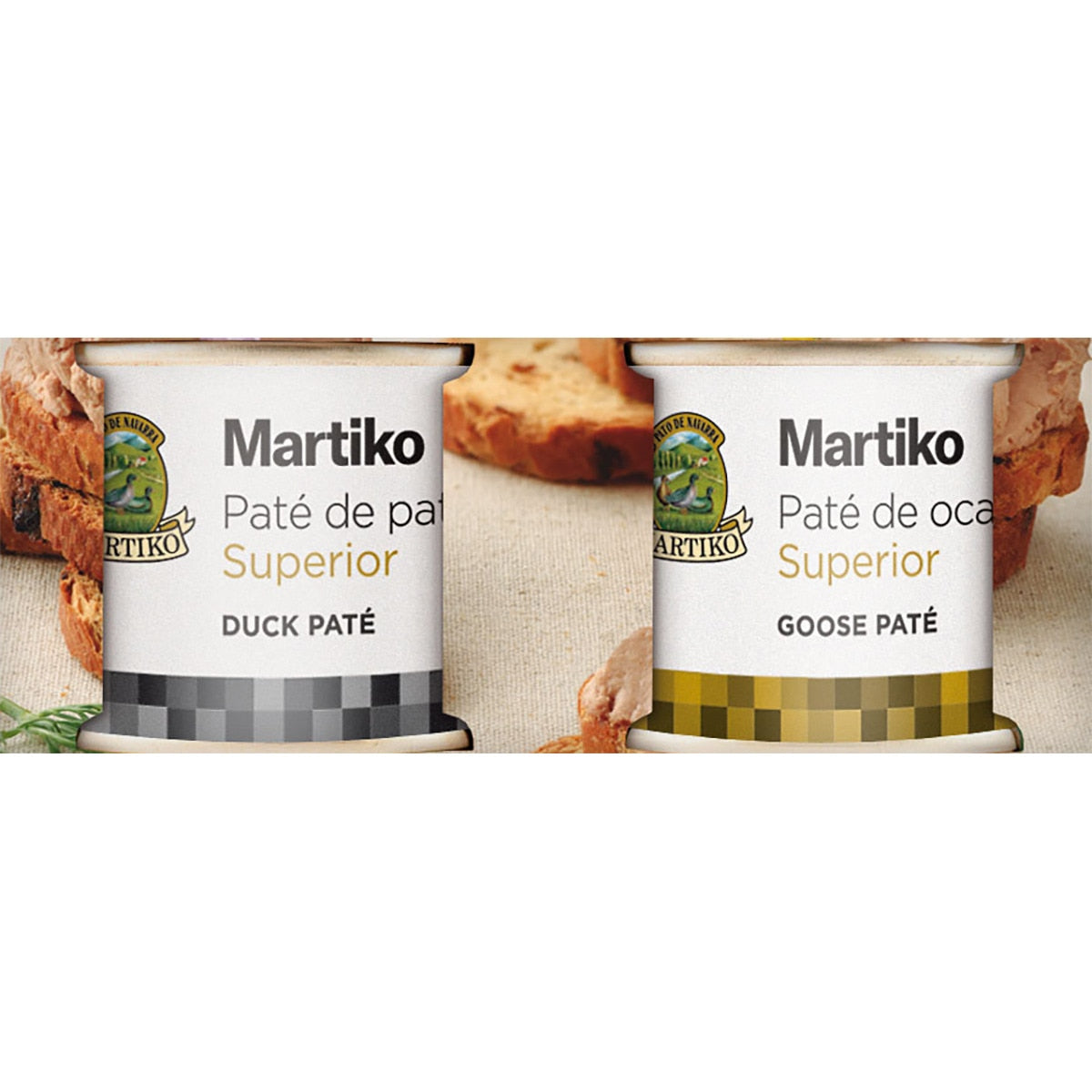 Superior Andepaté + Superior Glutenfri Gåsepaté MARTIKO