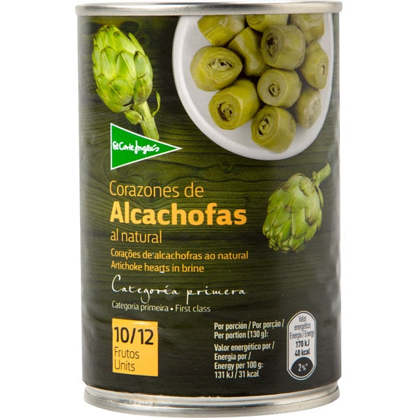 Artichoke hearts EL CORTE INGLES