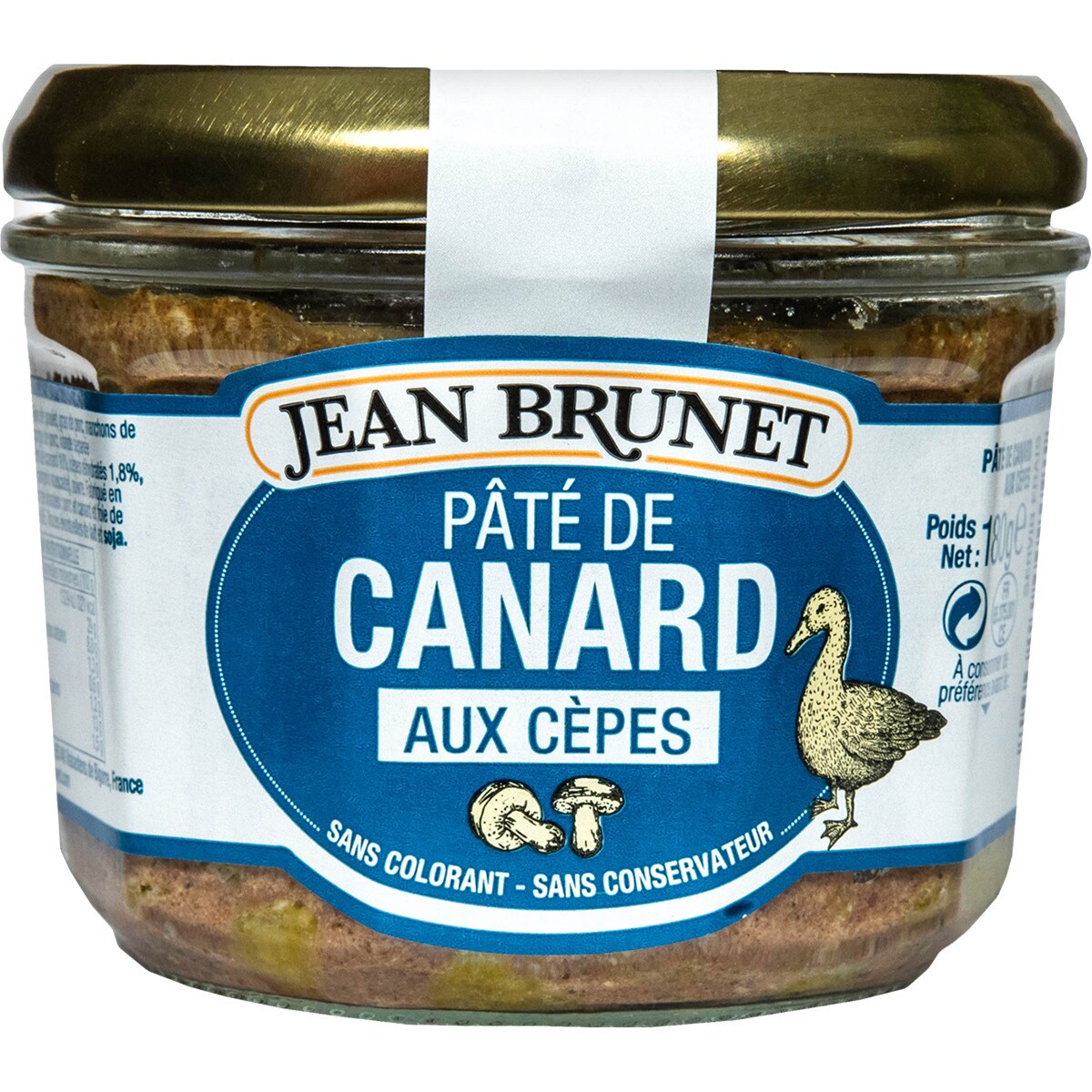 Duck pâté with mushrooms JEAN BRUNET