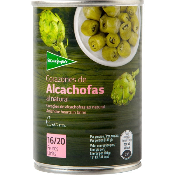 Artichoke hearts EL CORTE INGLES