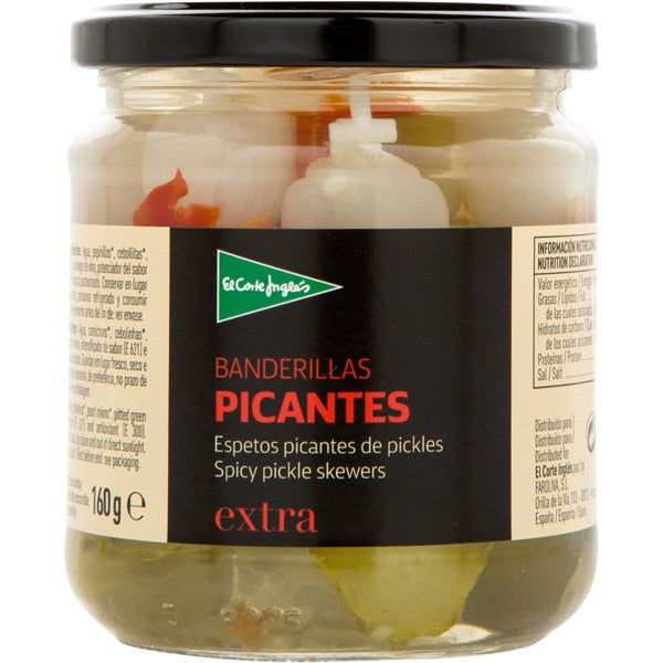 Hot spicy banderillas  EL CORTE INGLES