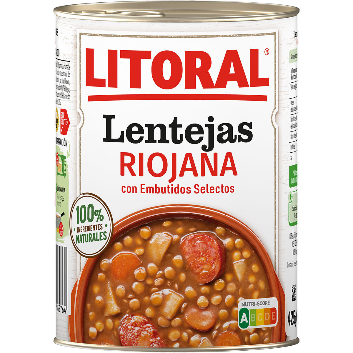 Gluten-free Riojan-style lentils LITORAL