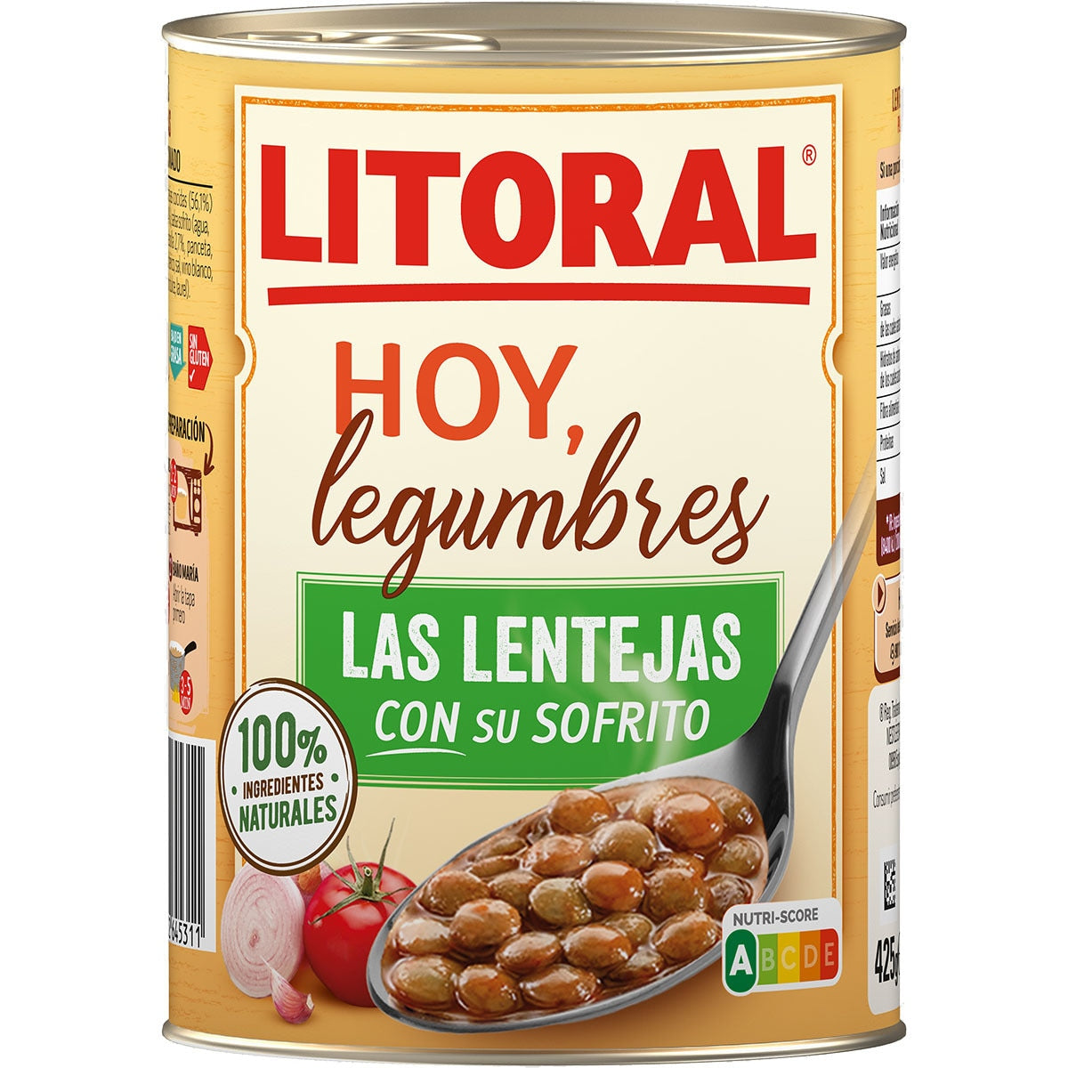 Lentils with their gluten-free sofrito LITORAL