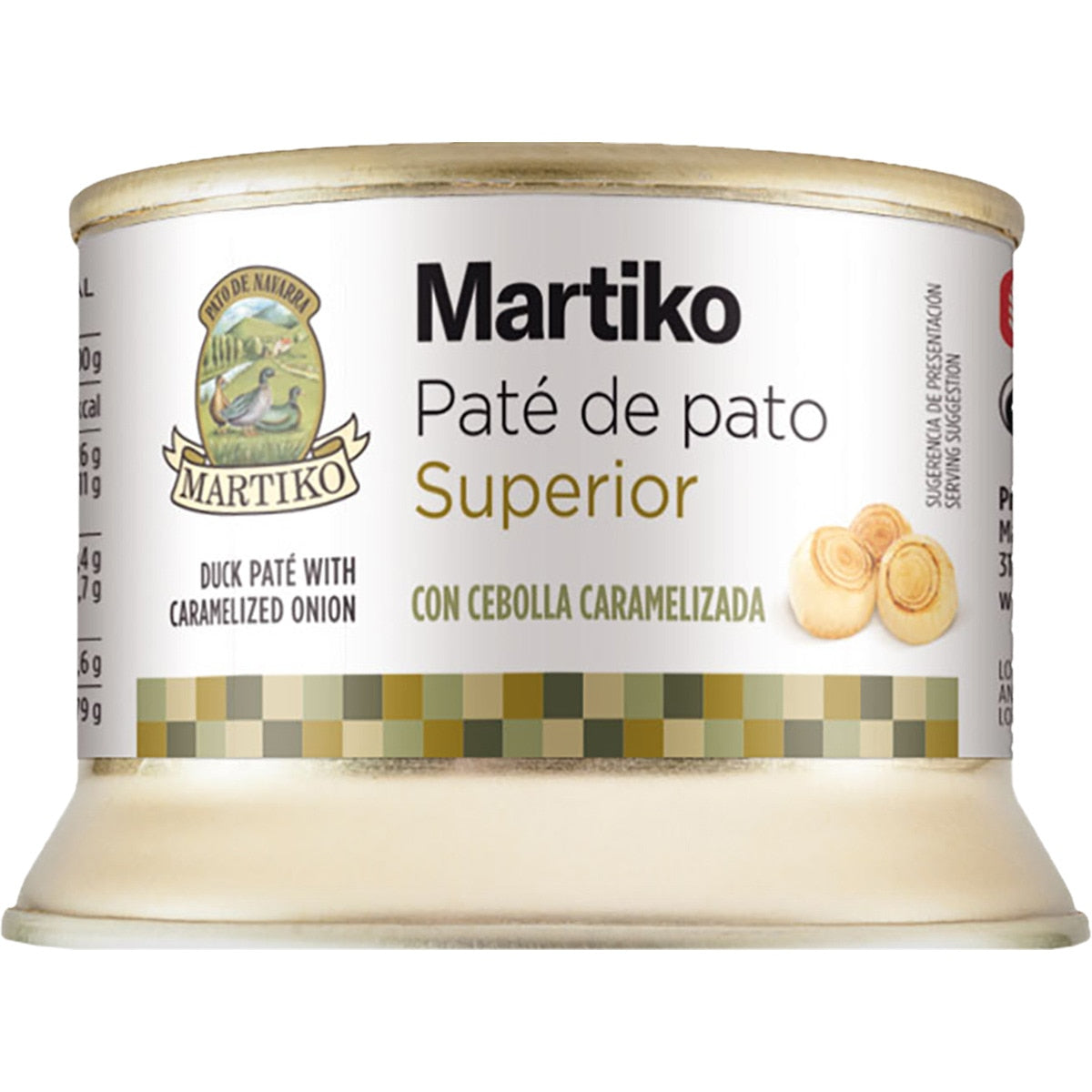 Superior andepaté med glutenfri karamelliseret løg MARTIKO