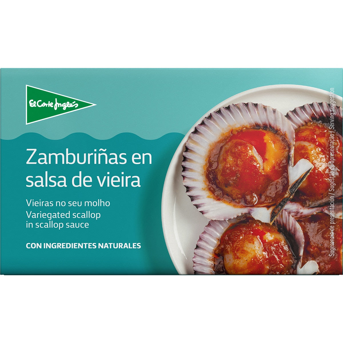 Scallops in vieira sauce EL CORTE INGLES