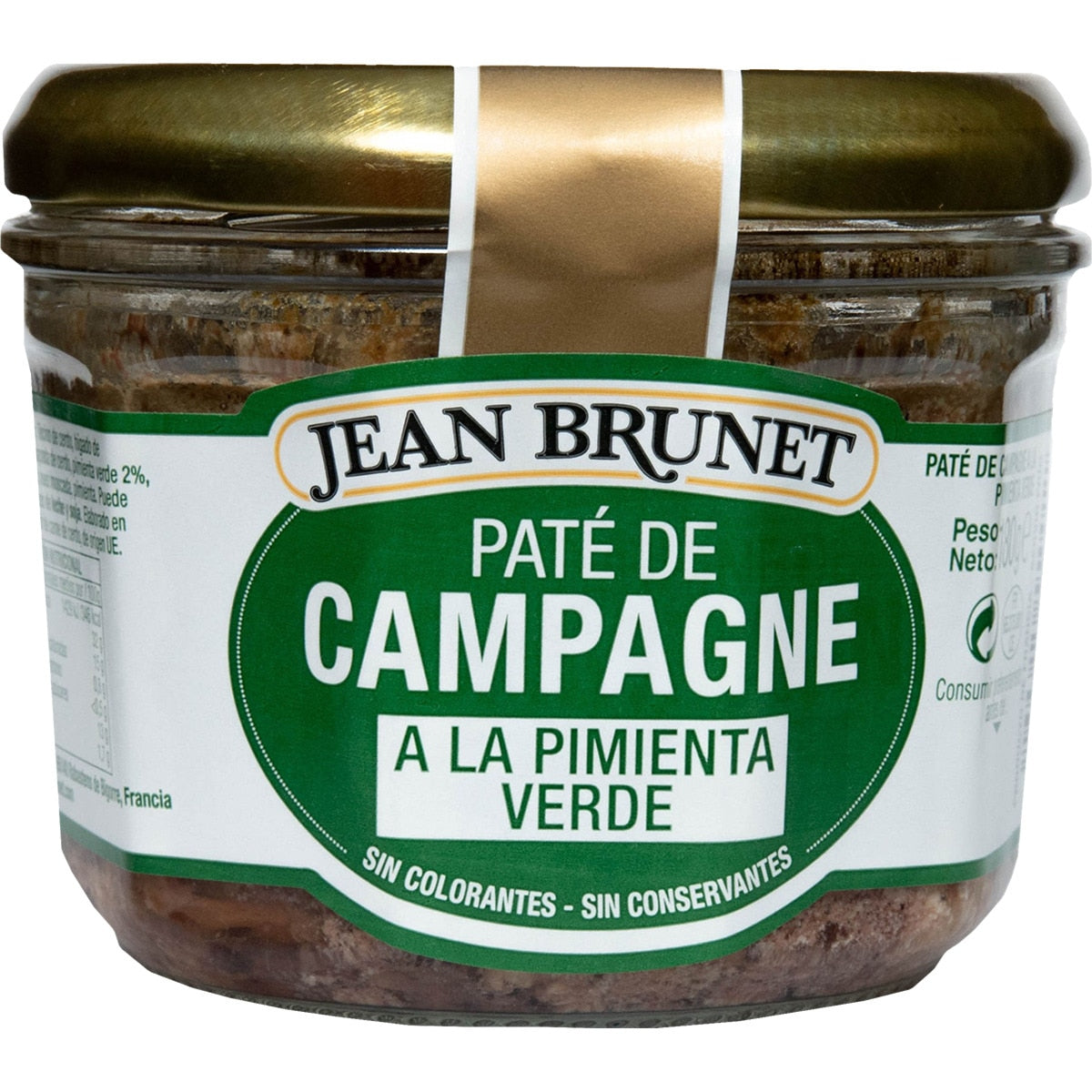 Country pâté with green pepper JEAN BRUNET
