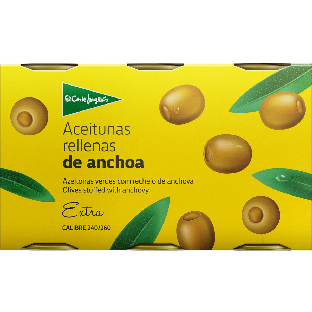 Anchovy-stuffed olives El Corte Inglés