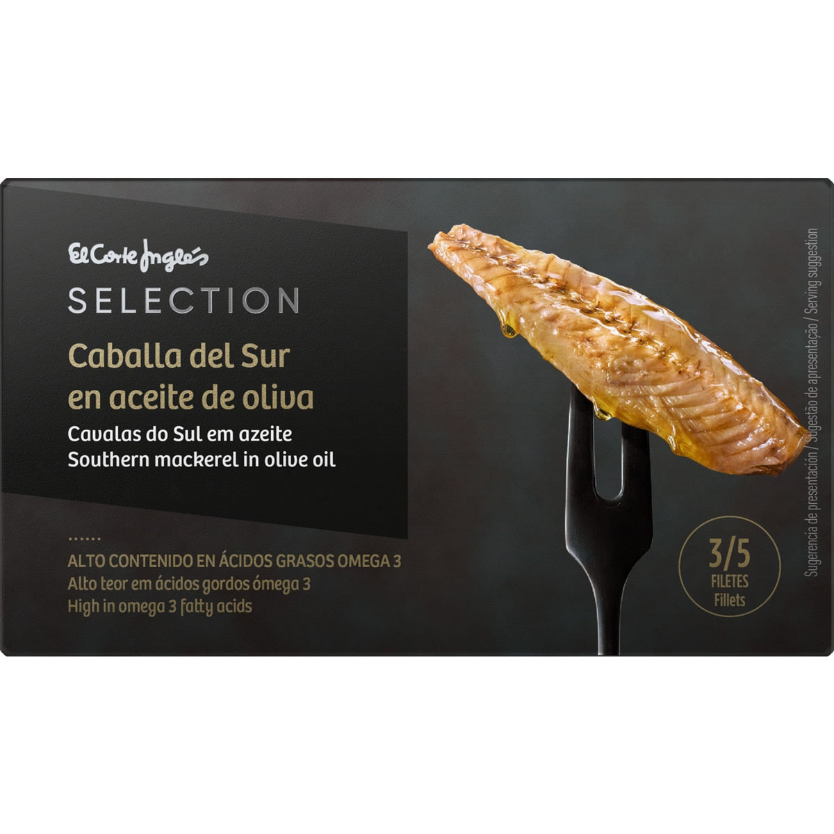 Southern mackerel fillets in olive oil EL CORTE INGLES SELECTION