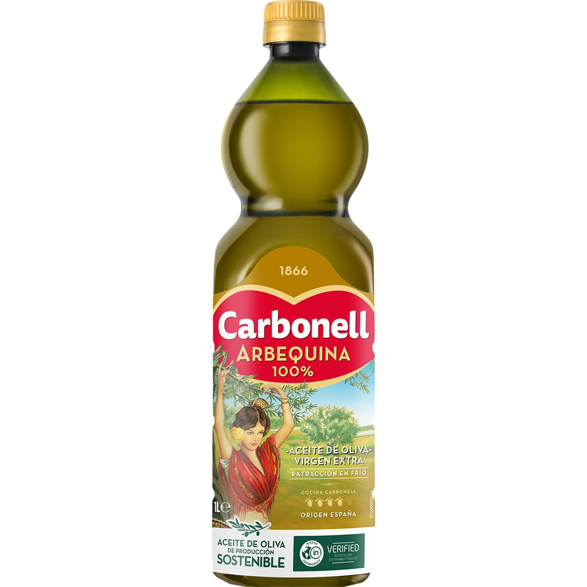 Extra virgin olive oil Arbequina variety Carbonell