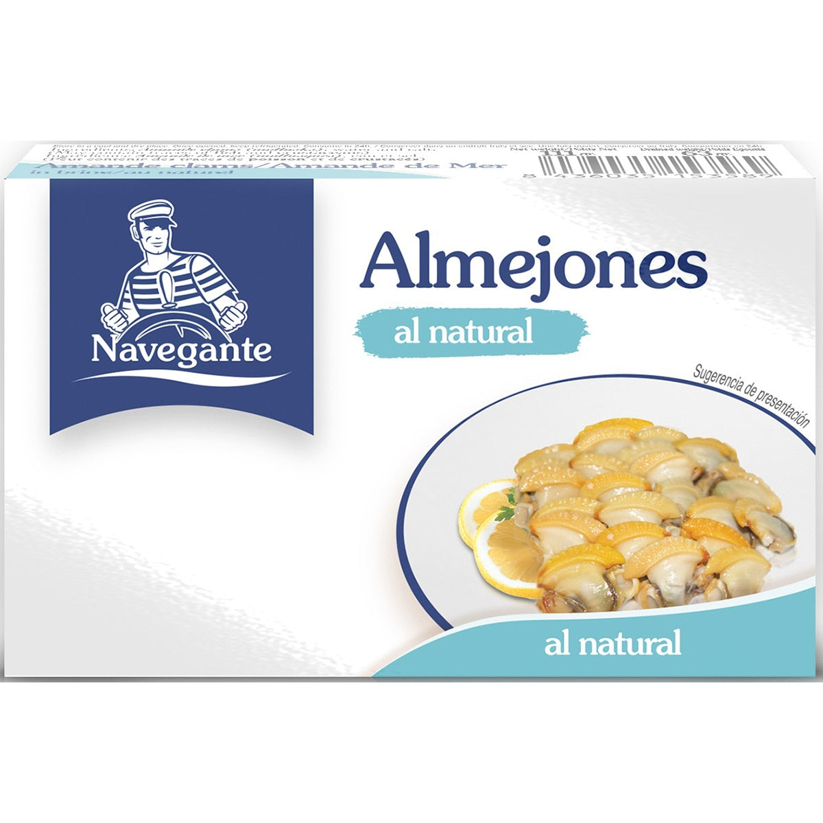 Medium natural clams NAVEGANTE