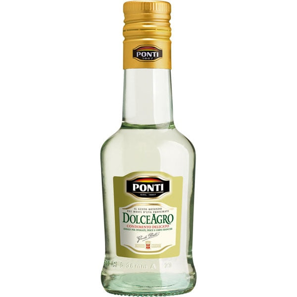 White balsamic dressing made with wine vinegar and grape must PONTI