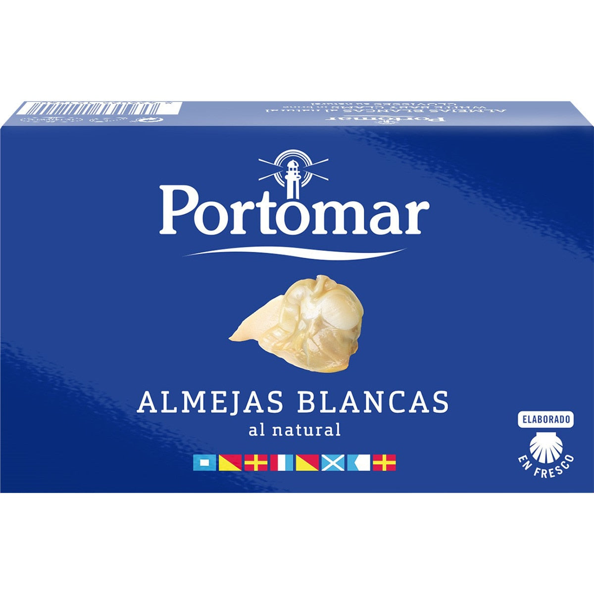 Natural white clams PORTOMAR