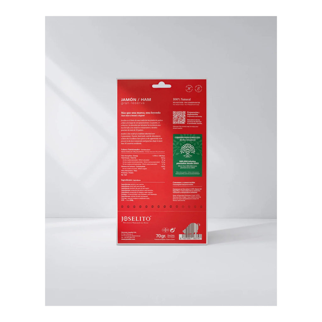 Joselito Gran Reserva 100% Iberian Acorn-Fed Ham (70g)
